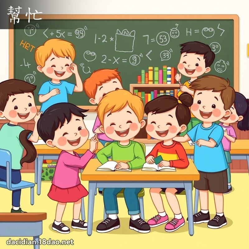帮忙 - 国语大辞典配图