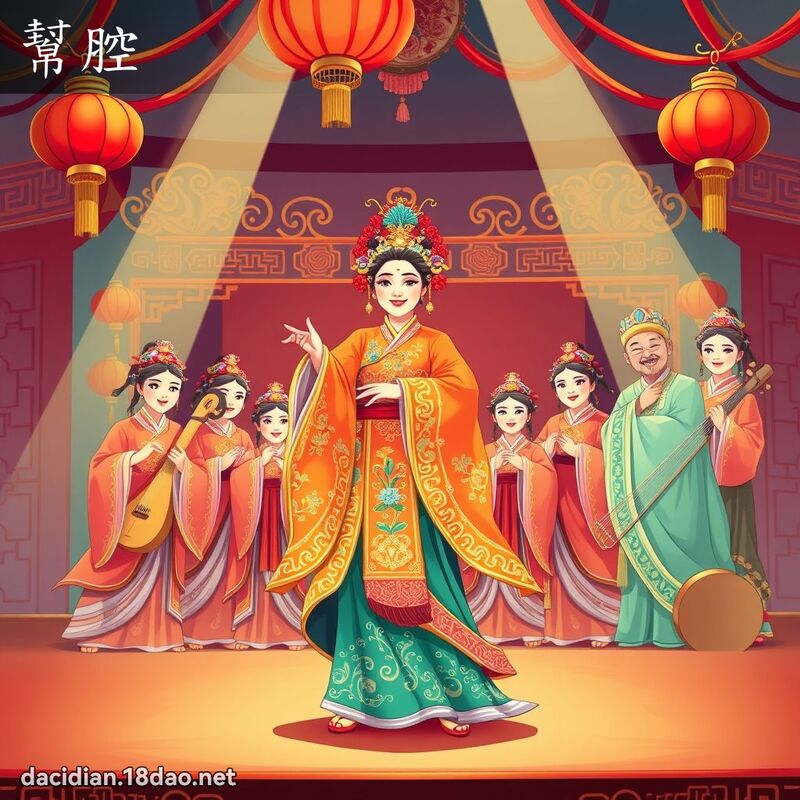 帮腔 - 国语大辞典配图