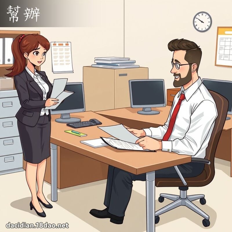 幫辦 - 國語大辭典配圖