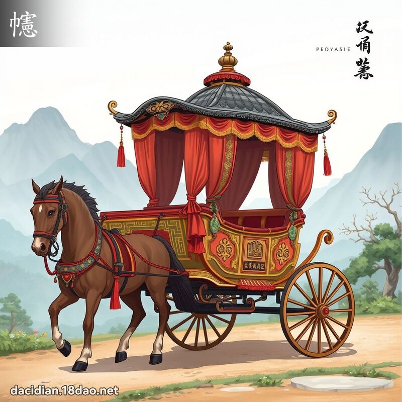 幰 - 國語大辭典配圖