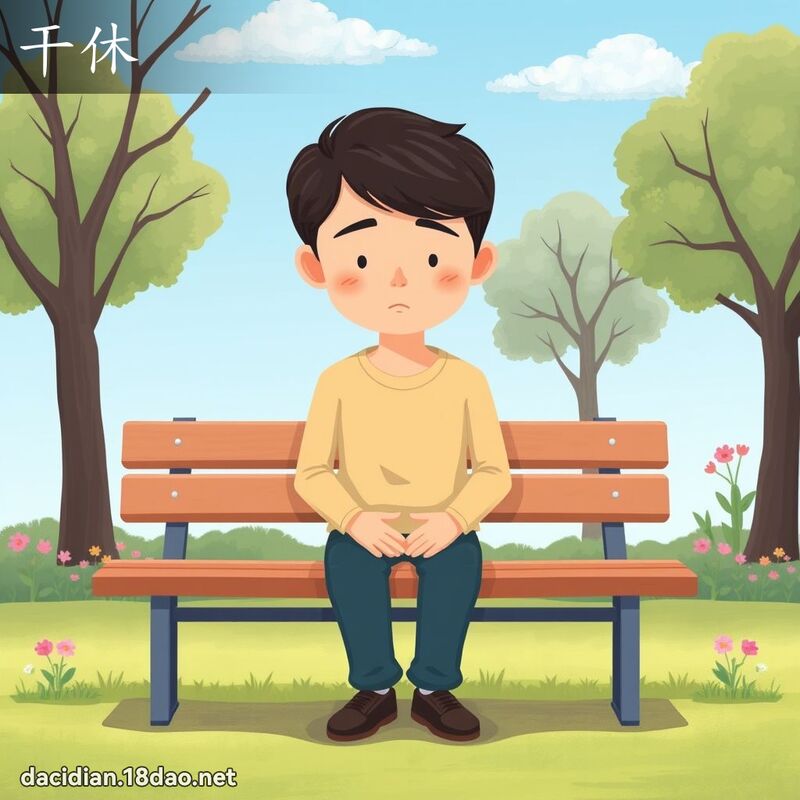干休 - 国语大辞典配图