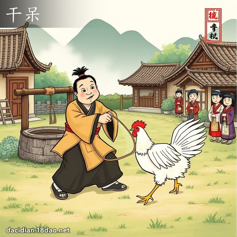 干呆 - 国语大辞典配图
