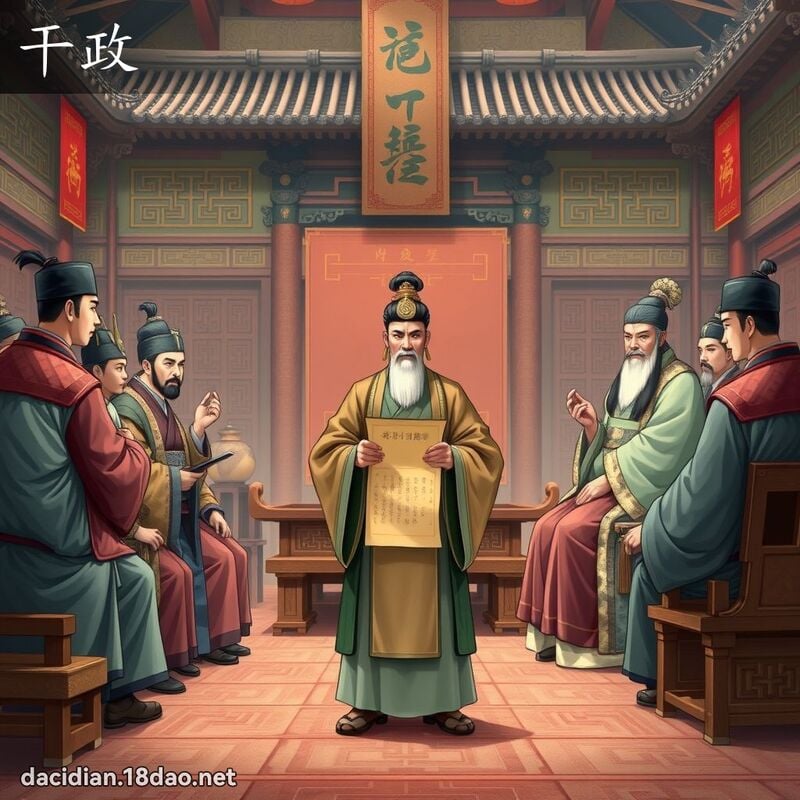 干政 - 国语大辞典配图