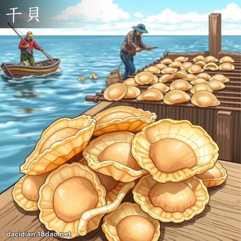 干贝 - 国语大辞典配图