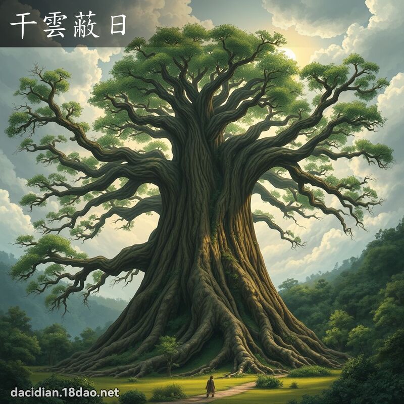 干云蔽日 - 国语大辞典配图