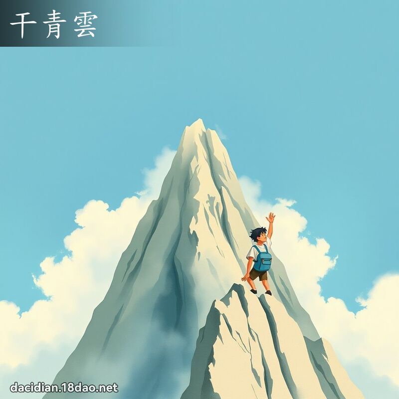 干青雲 - 國語大辭典配圖