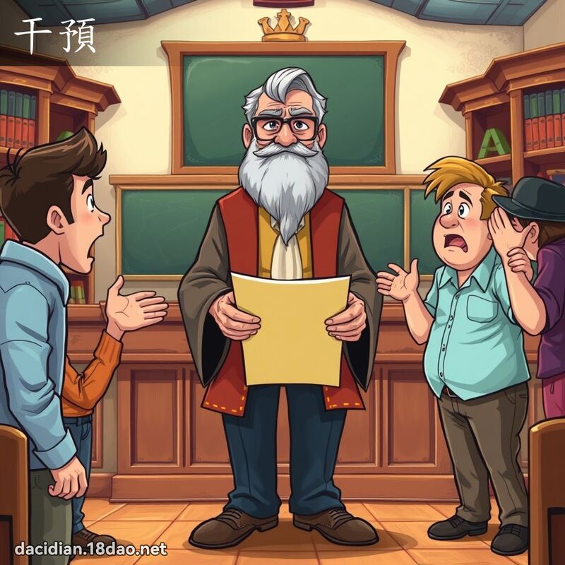 干预 - 国语大辞典配图