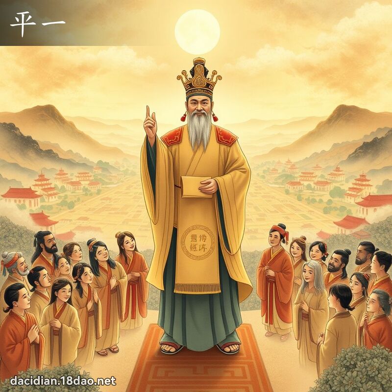 平一 - 国语大辞典配图