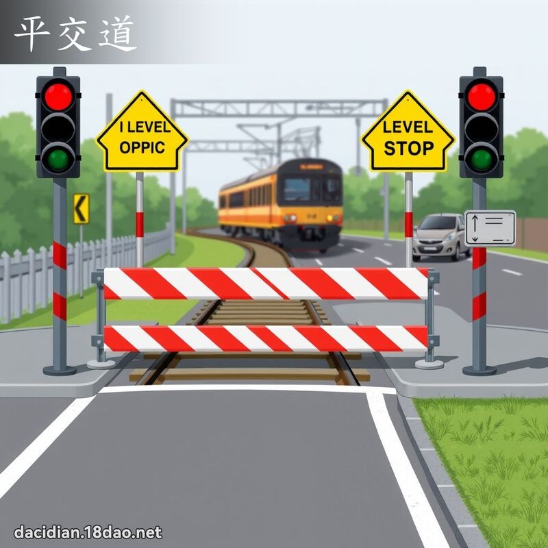 平交道 - 国语大辞典配图