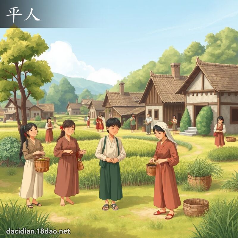 平人 - 国语大辞典配图