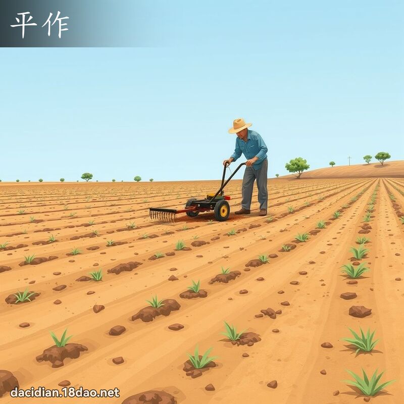 平作 - 國語大辭典配圖