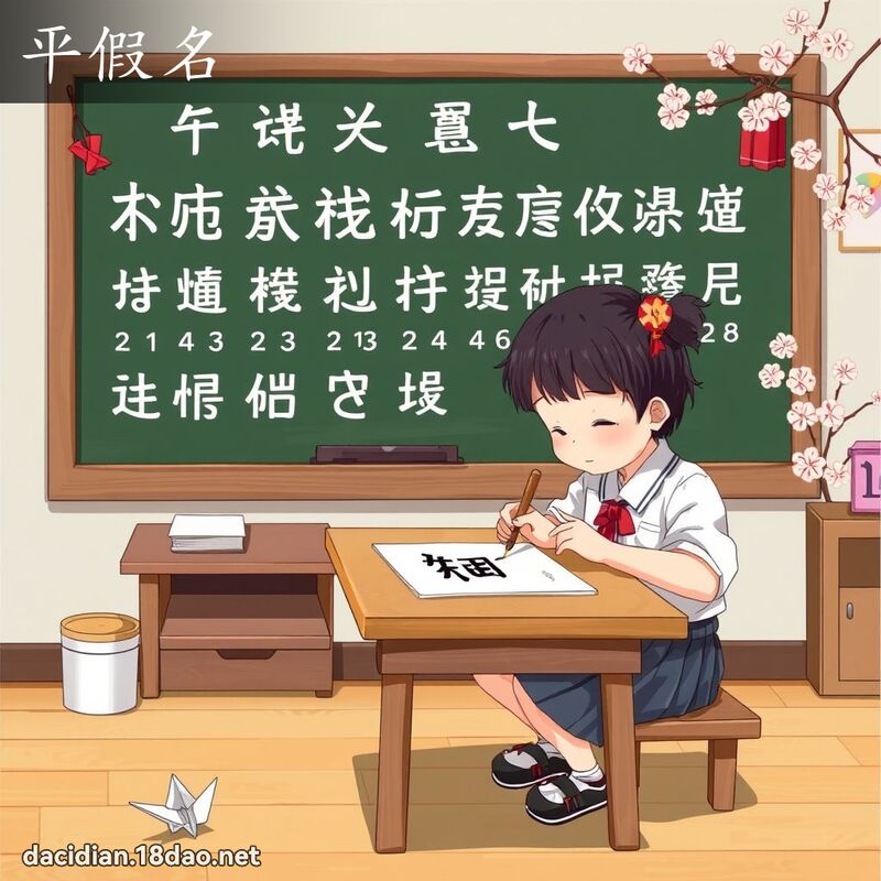 平假名 - 國語大辭典配圖