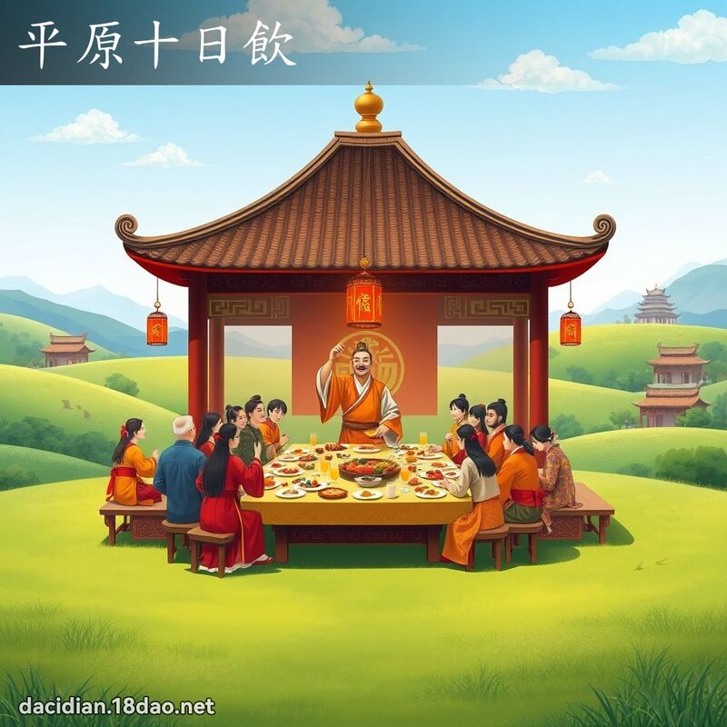 平原十日飲 - 國語大辭典配圖