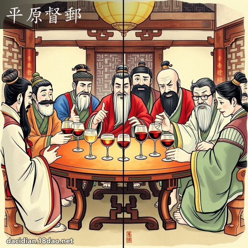 平原督郵 - 國語大辭典配圖