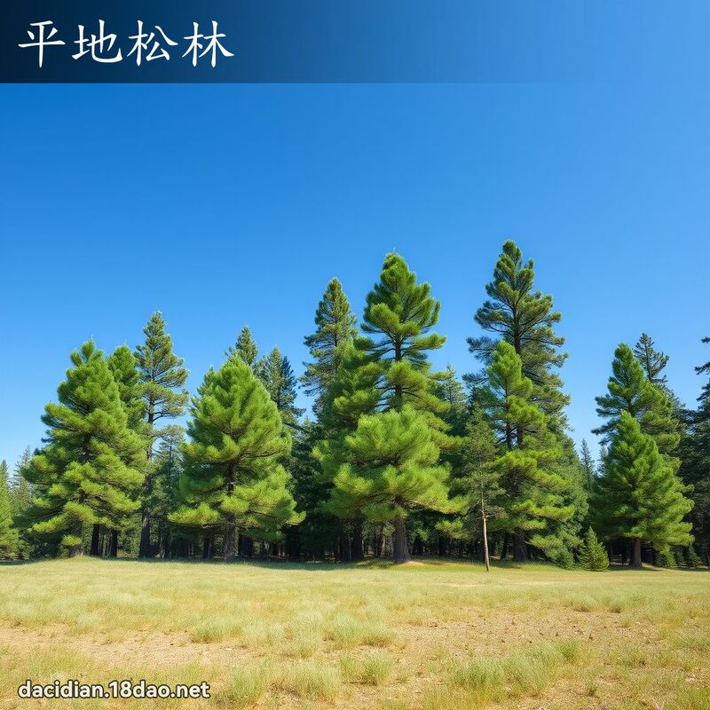 平地松林 - 國語大辭典配圖