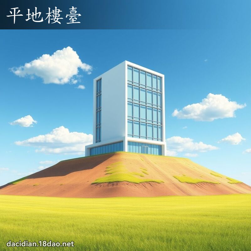 平地楼台 - 国语大辞典配图
