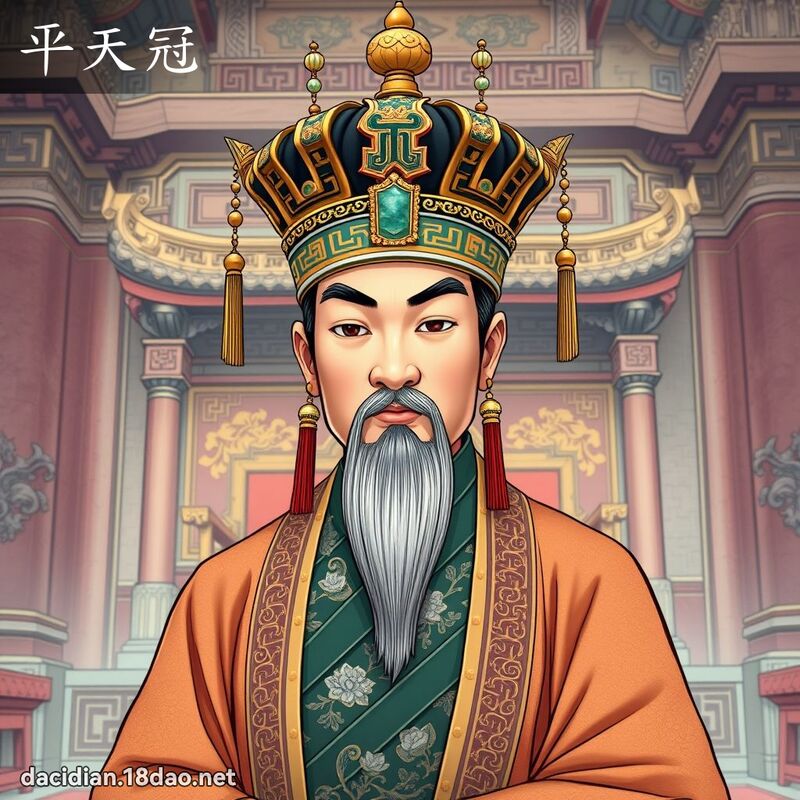 平天冠 - 国语大辞典配图