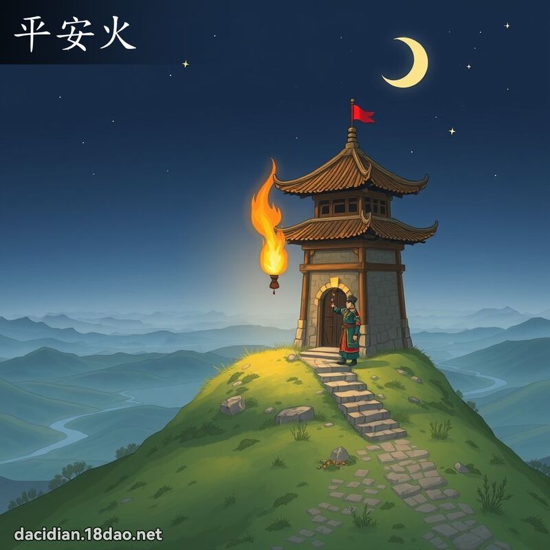 平安火 - 国语大辞典配图