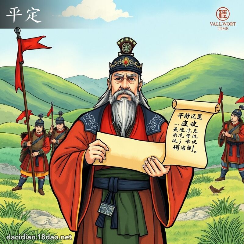 平定 - 國語大辭典配圖