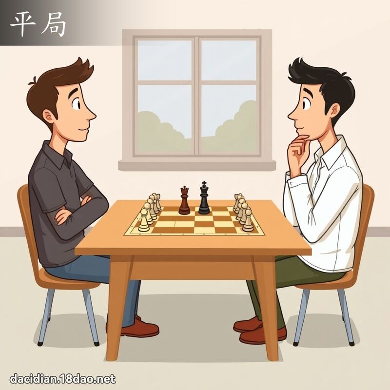 平局 - 国语大辞典配图