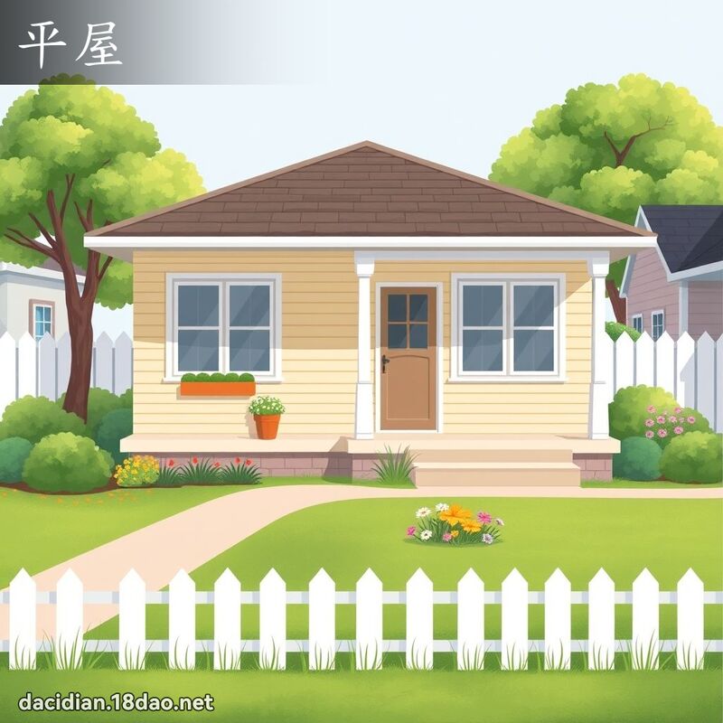 平屋 - 国语大辞典配图
