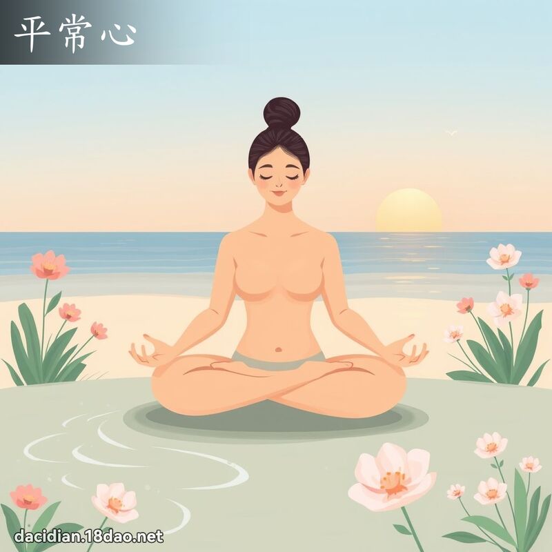 平常心 - 国语大辞典配图