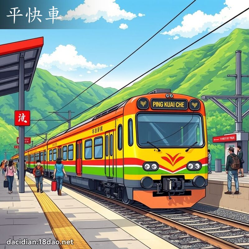 平快车 - 国语大辞典配图