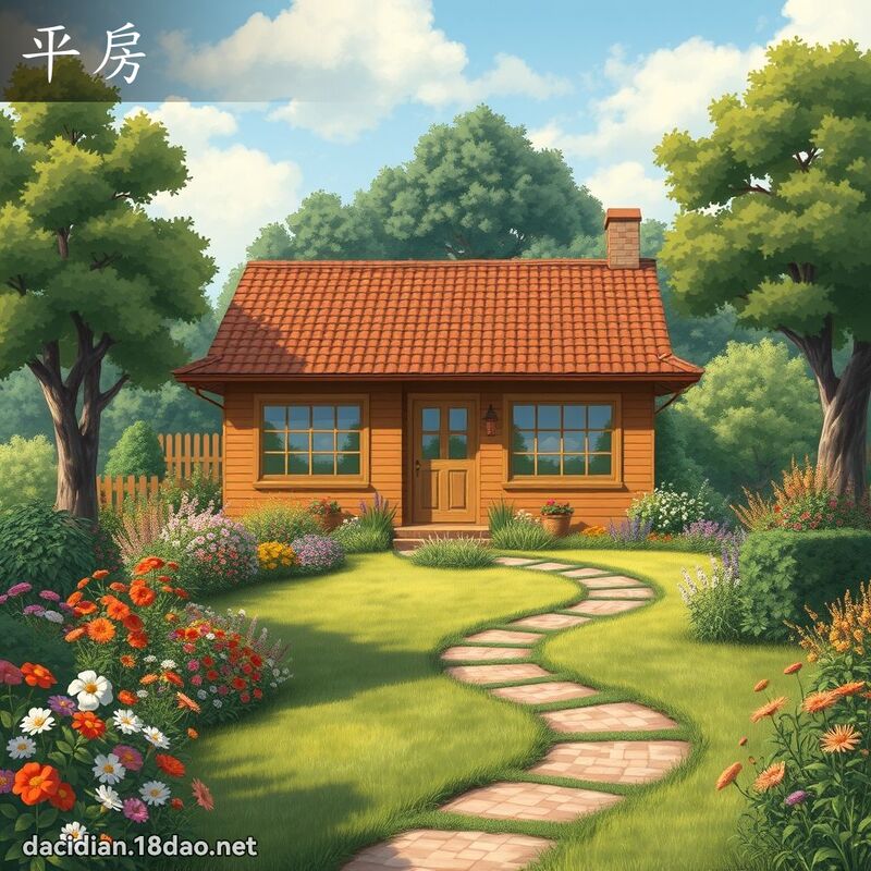 平房 - 国语大辞典配图