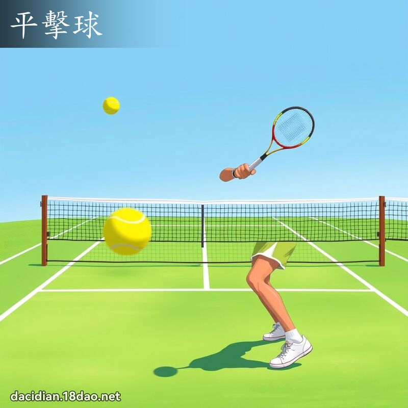 平击球 - 国语大辞典配图
