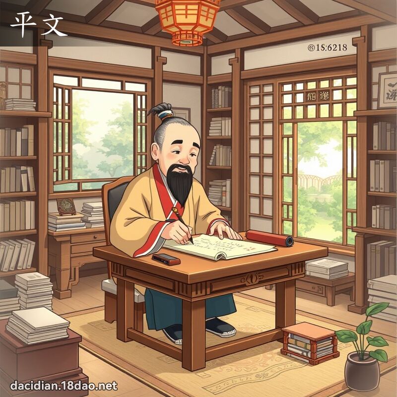 平文 - 国语大辞典配图