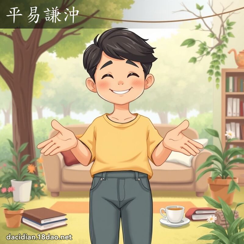 平易谦冲 - 国语大辞典配图