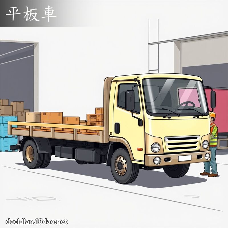 平板车 - 国语大辞典配图