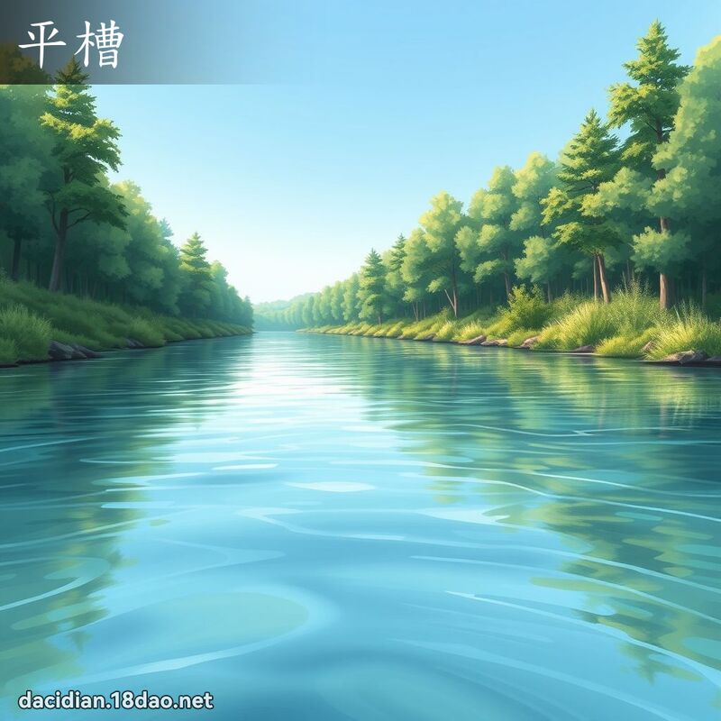 平槽 - 国语大辞典配图
