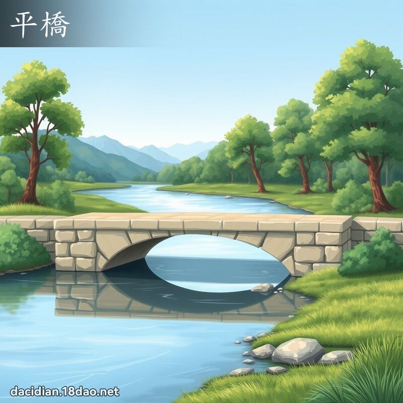 平桥 - 国语大辞典配图