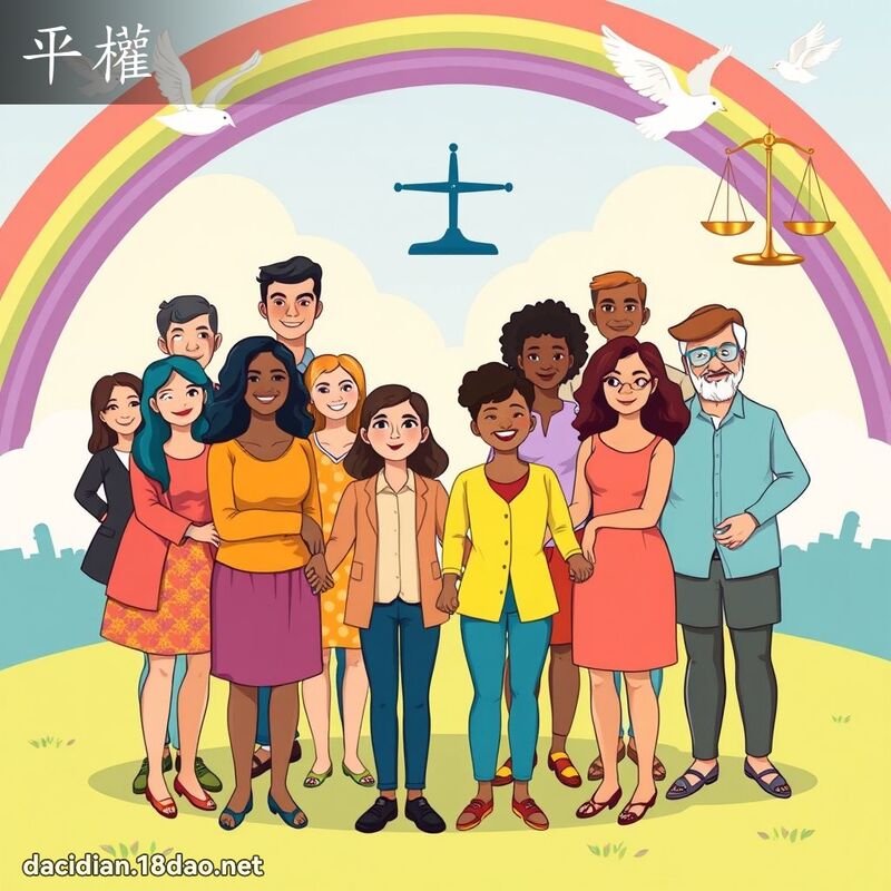 平權 - 國語大辭典配圖