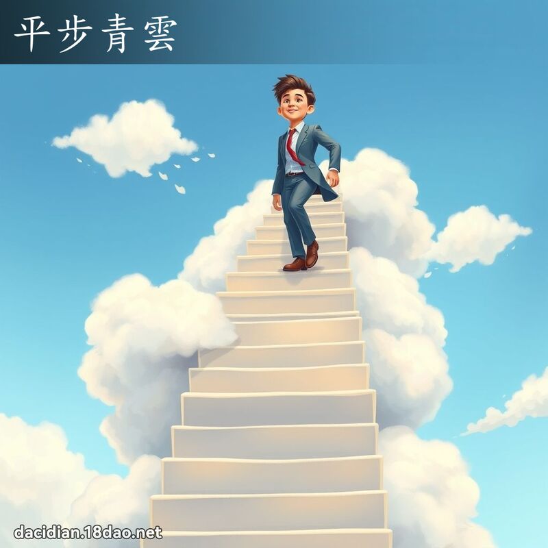 平步青云 - 国语大辞典配图