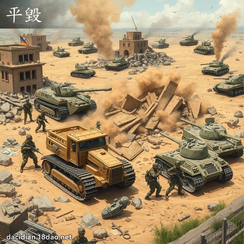 平毁 - 国语大辞典配图