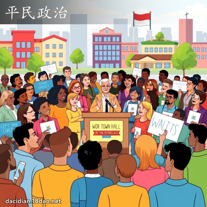 平民政治 - 国语大辞典配图
