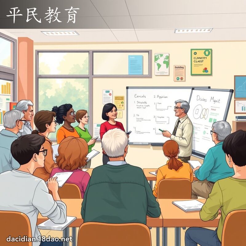 平民教育 - 国语大辞典配图