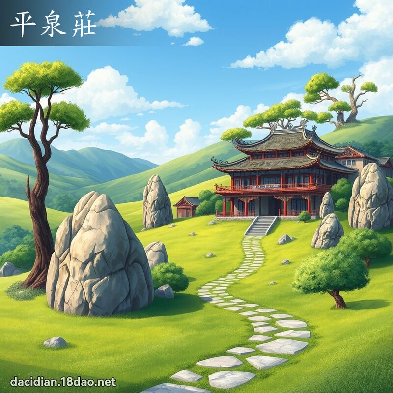 平泉莊 - 國語大辭典配圖