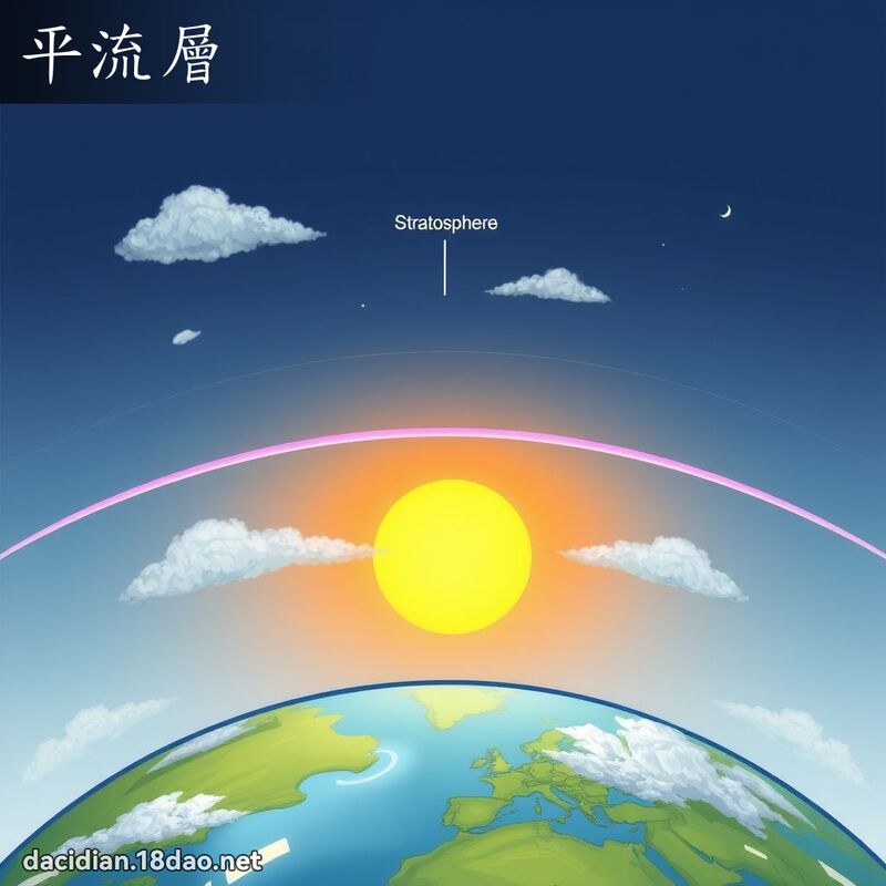 平流层 - 国语大辞典配图