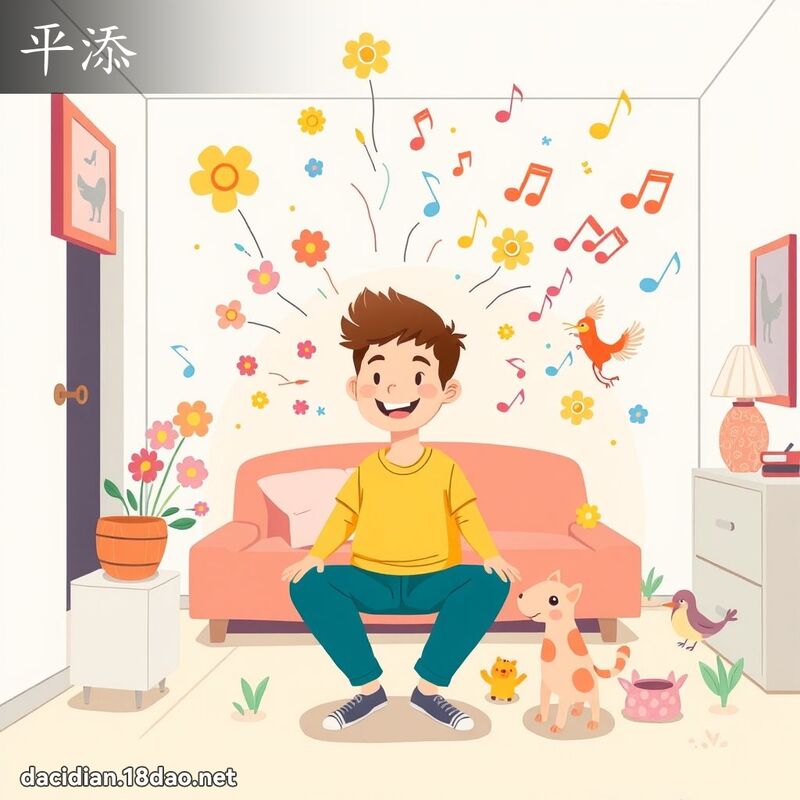 平添 - 国语大辞典配图