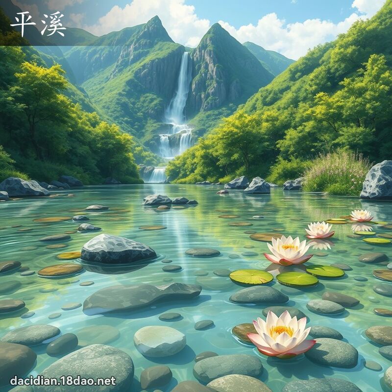 平溪 - 国语大辞典配图