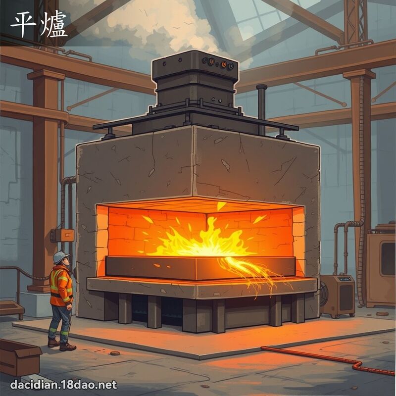 平炉 - 国语大辞典配图