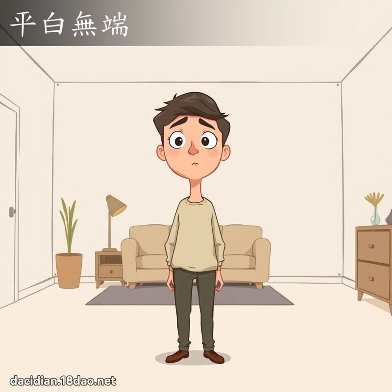 平白无端 - 国语大辞典配图