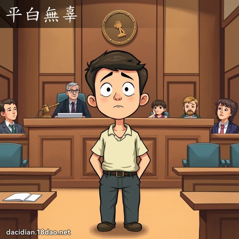 平白无辜 - 国语大辞典配图