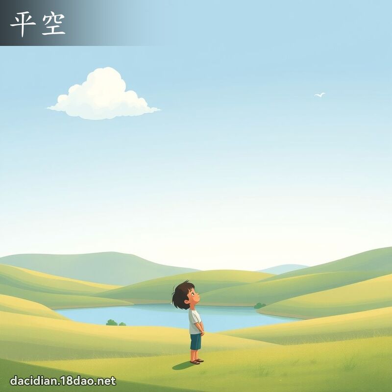 平空 - 国语大辞典配图