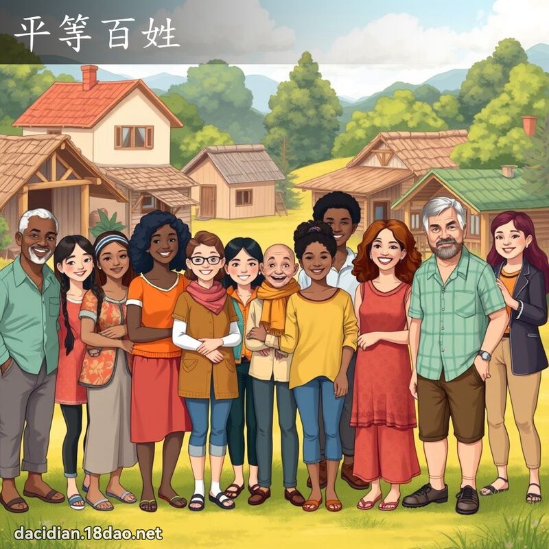 平等百姓 - 国语大辞典配图