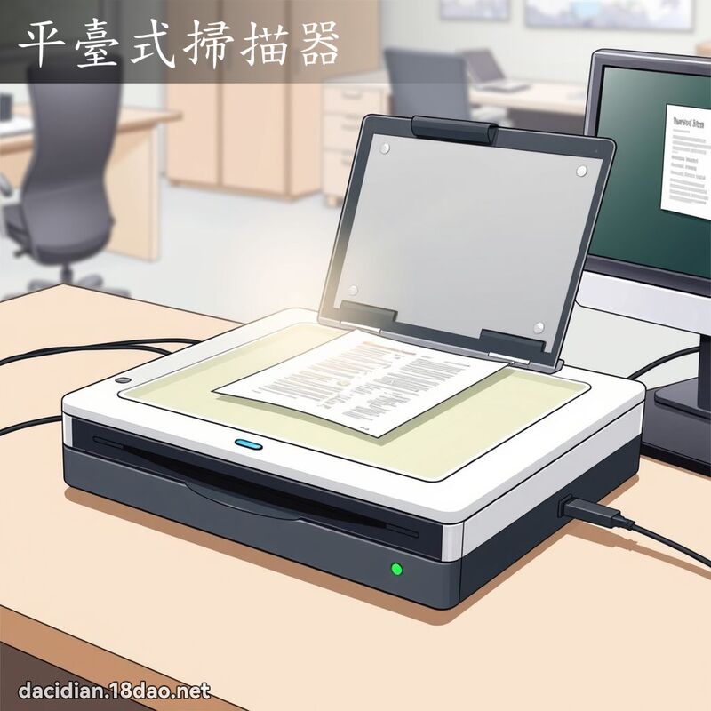 平台式扫描器 - 国语大辞典配图
