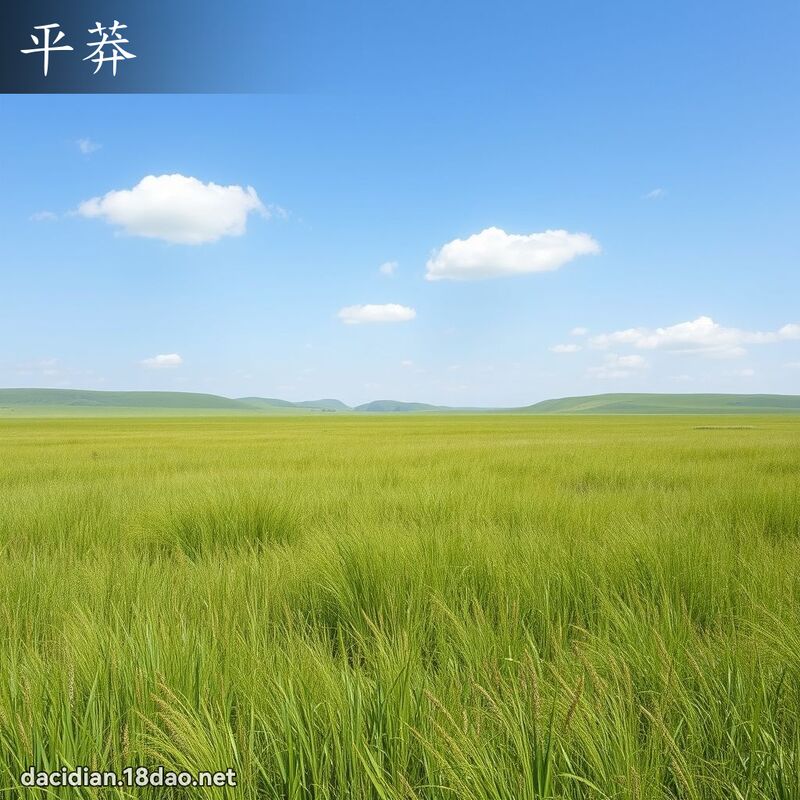 平莽 - 国语大辞典配图
